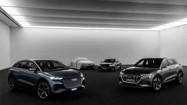 迎接2025純電時代，Audi全面布局電動化、6年內推出超過30款電動車